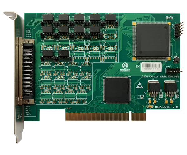 OLP-9504I，PCI，32通道*2组，离散量模块